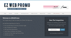 Desktop Screenshot of ezwebpromo.com